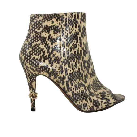 Coach Leather Peep Toe Helled Ankle Boots - New In Box - Size 8.5 - Reemoly - Picture 16 of 16